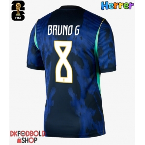 Brasilien Bruno Guimaraes #8 Udebanetrøje VM 2026 Kort ærmer Brasilien Bruno Guimaraes #8 Udebanetrøje VM 2026 Kort ærmer